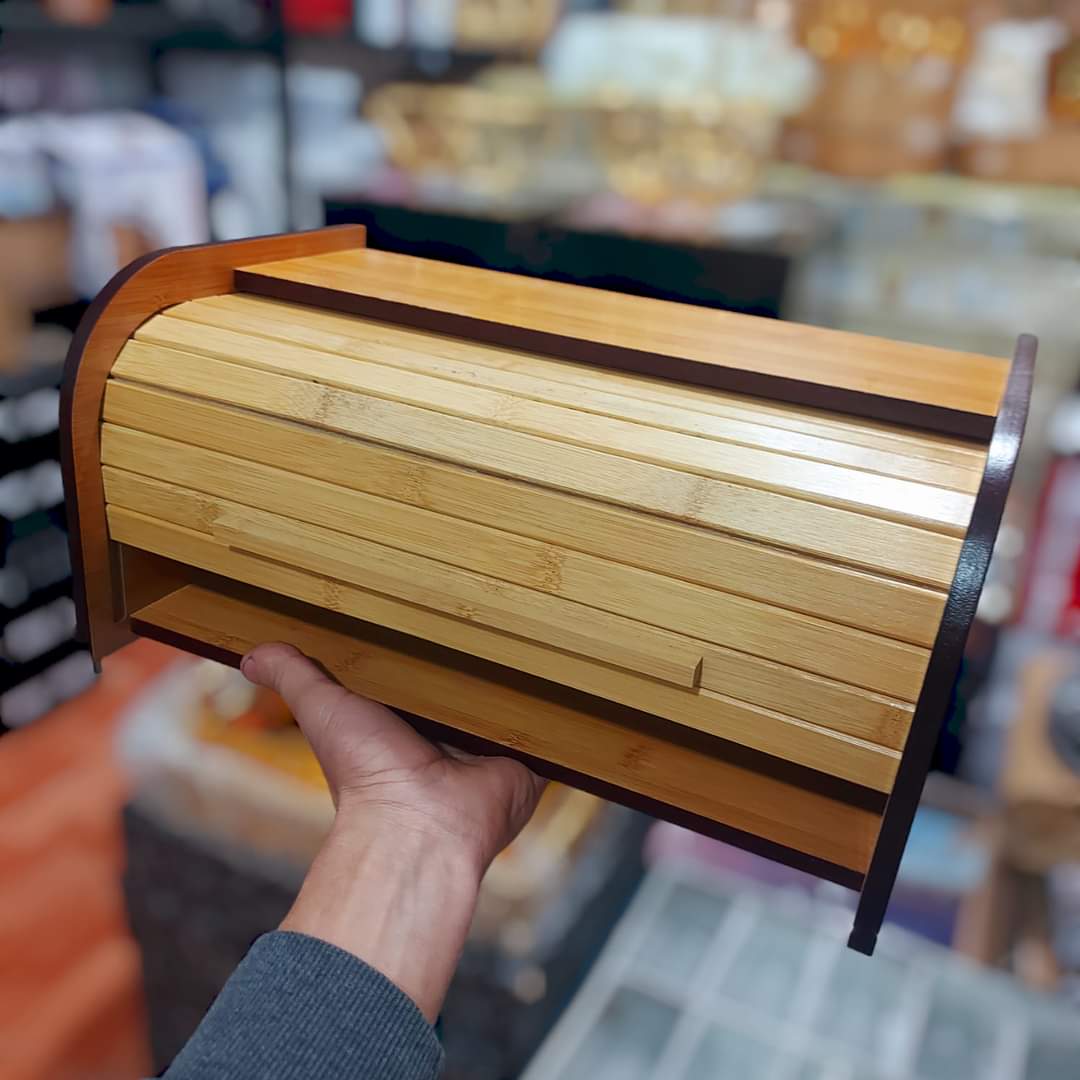 Wooden Bread Storage Box - All-In-One Store Pakistan