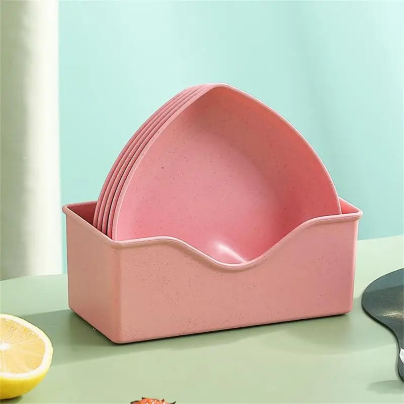 Heart Shaped Plate (Pack Of 8) - All-In-One Store Pakistan