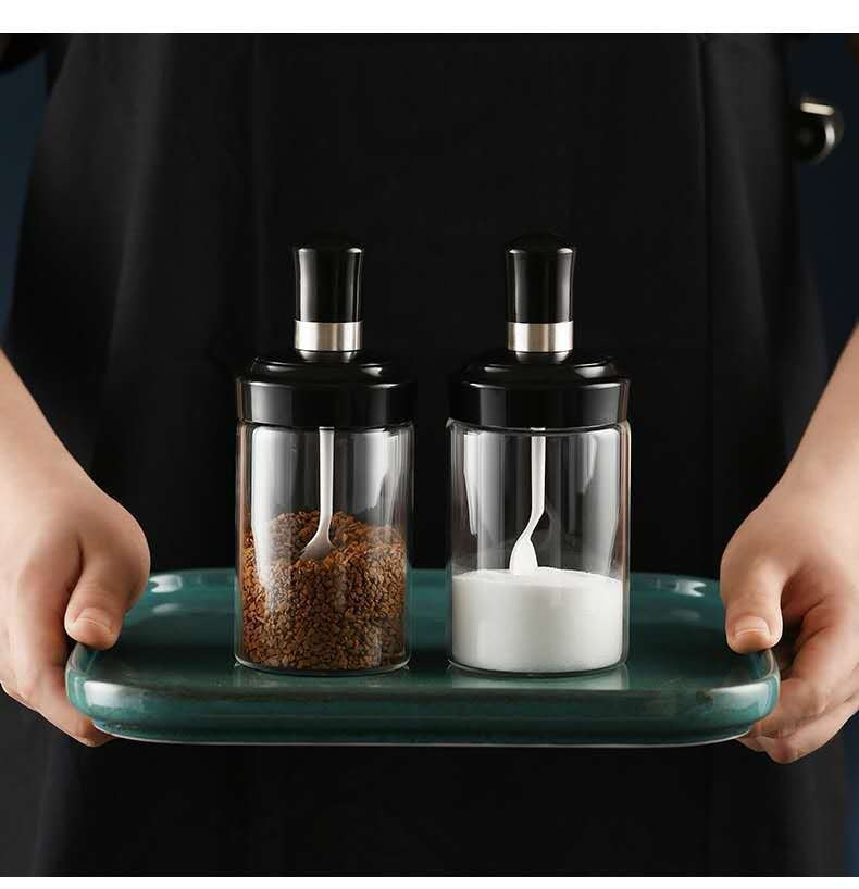 5 piece Set Oil Bottle and Spice Jar - All-In-One Store Pakistan