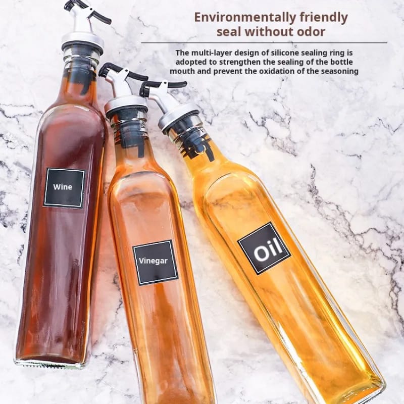 5 piece Set Oil Bottle and Spice Jar - All-In-One Store Pakistan