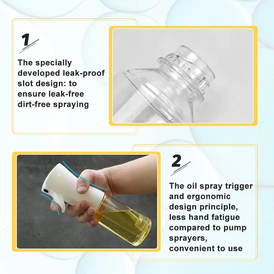 5-Piece Spice Set & Spray Oil Bottle - All-In-One Store Pakistan