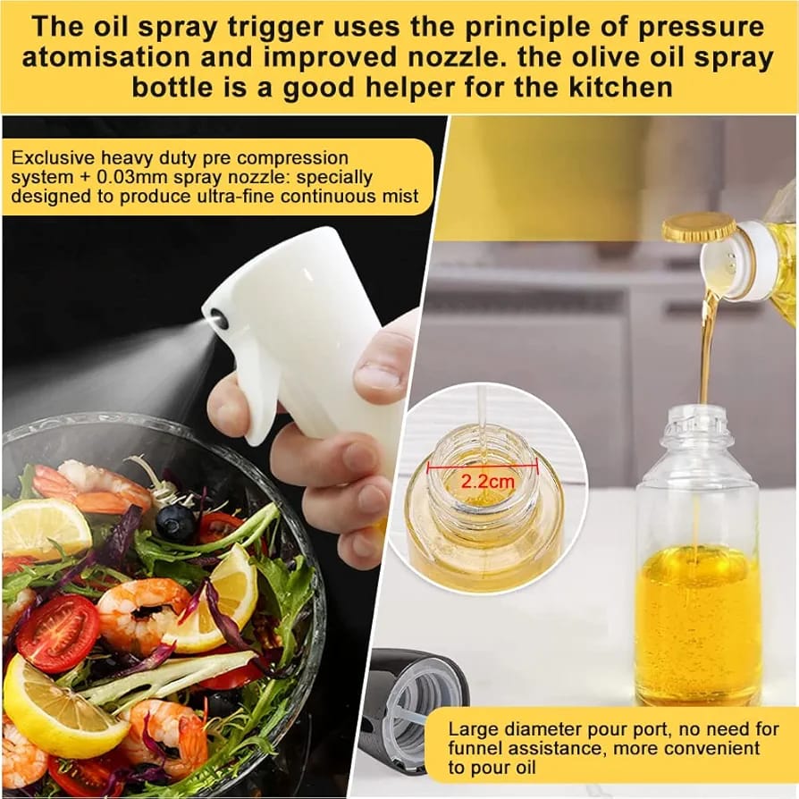 5-Piece Spice Set & Spray Oil Bottle - All-In-One Store Pakistan