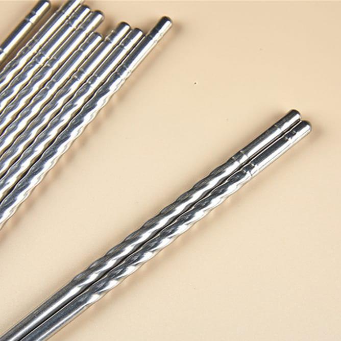 Stainless Steel Chopsticks (5 Pairs) - All-In-One Store Pakistan
