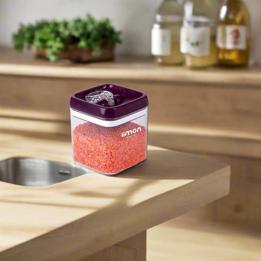 Multi-Use Square Airtight Jar by Limon - All-In-One Store Pakistan