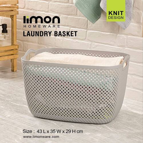 Rectangular Flexi Laundry Basket with Handles (2137) by Limon - All-In-One Store Pakistan
