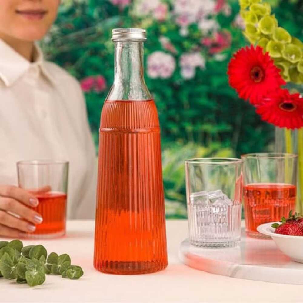Lumine Elegance Glass Bottle 1000ml (2274) by Limon - All-In-One Store Pakistan