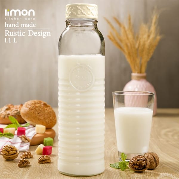 Rustic Charm Glass Bottle by Limon - All-In-One Store Pakistan