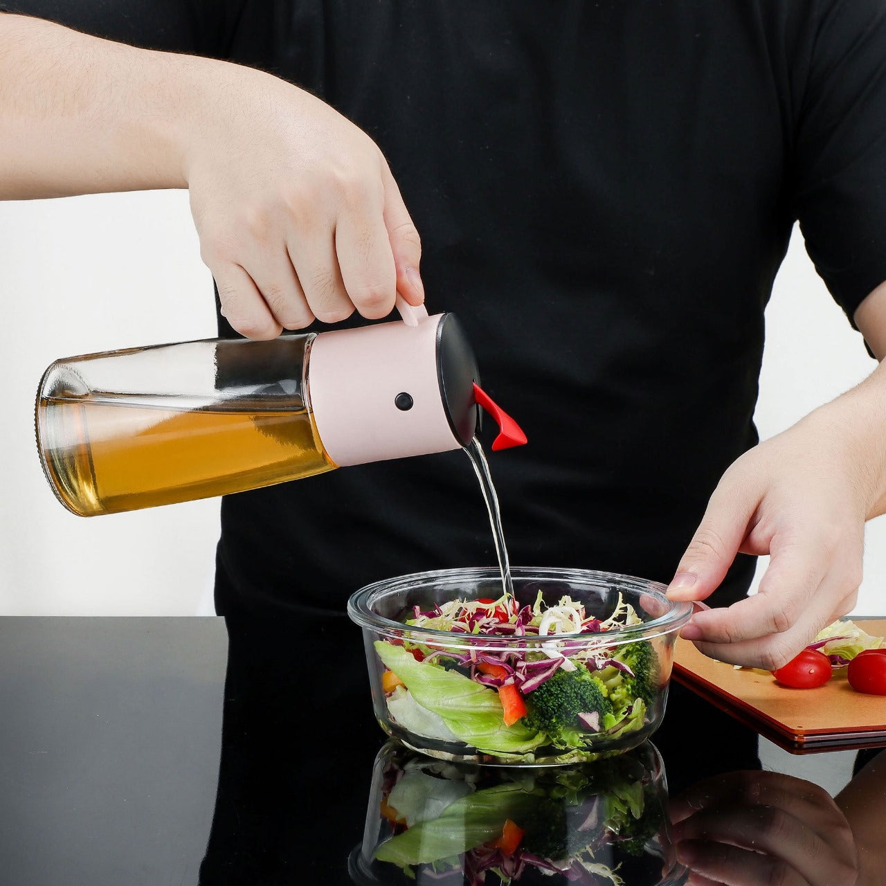 Graceful Pour Oil Dispenser with Handle (2289) By Limon - All-In-One Store Pakistan