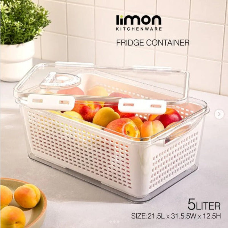 CrispLock Storage Container with Dated Lid by Limon - All-In-One Store Pakistan
