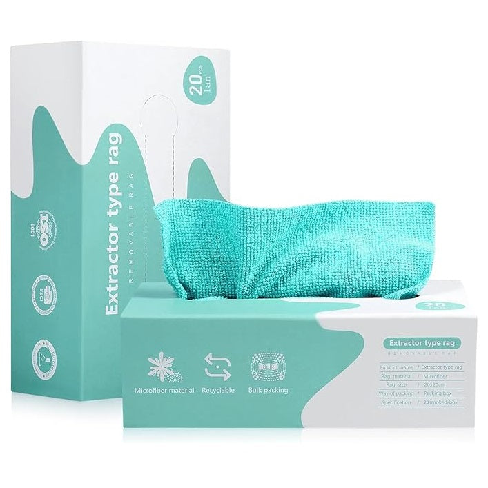 FreshSurface Removable Microfiber Rags – 20 PC - All-In-One Store Pakistan