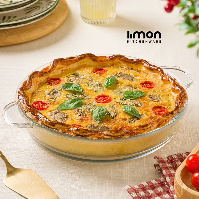 CrystalBake Ovenware Dish & Serving Tray (2235) by Limon - All-In-One Store Pakistan