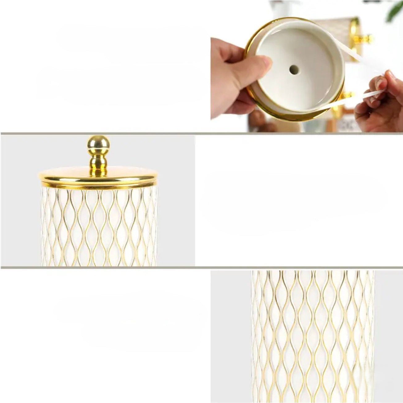 Wavy Canister Trio - Solid - All-In-One Store Pakistan