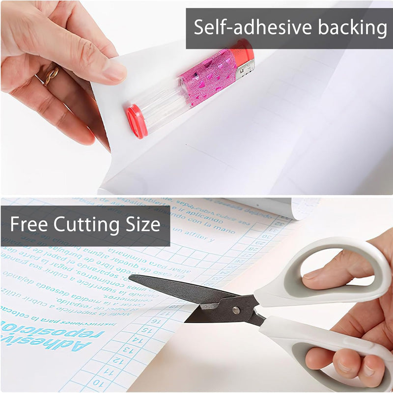 White Protective Sheet Cover Self-Adhesive - All-In-One Store Pakistan