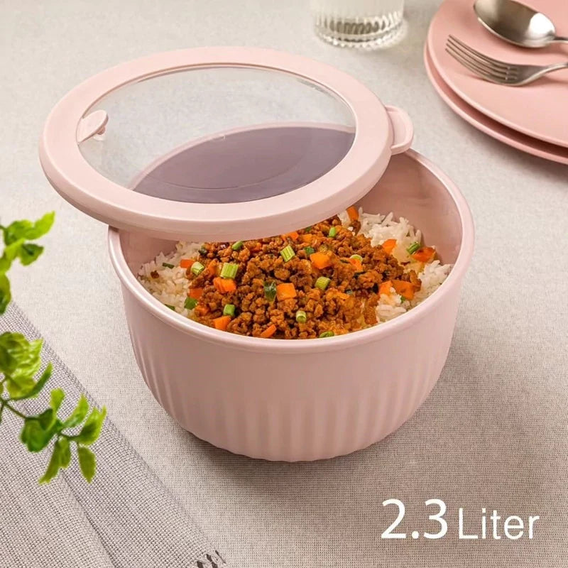 PureVent Stackable 3-Pcs Bowl Set with Vented Lid (2233) by Limon - All-In-One Store Pakistan