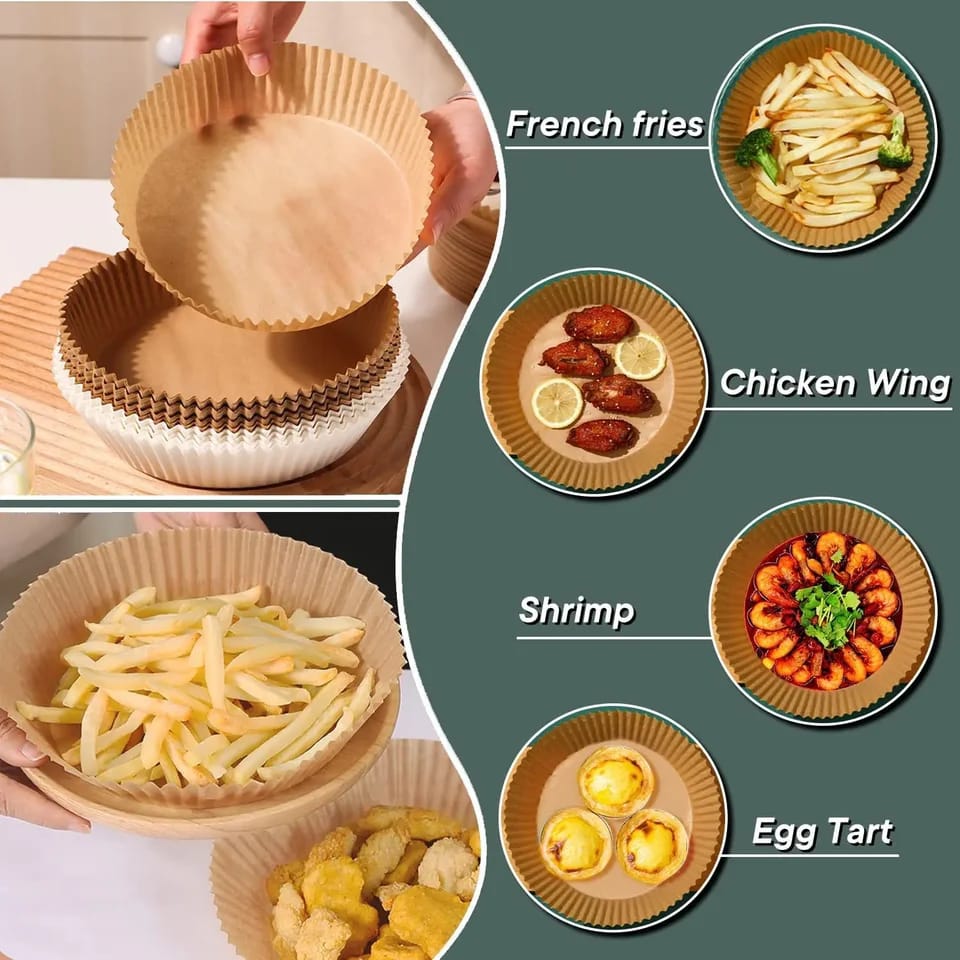 Air Fryer Disposable Paper (Pack of 50) - All-In-One Store Pakistan