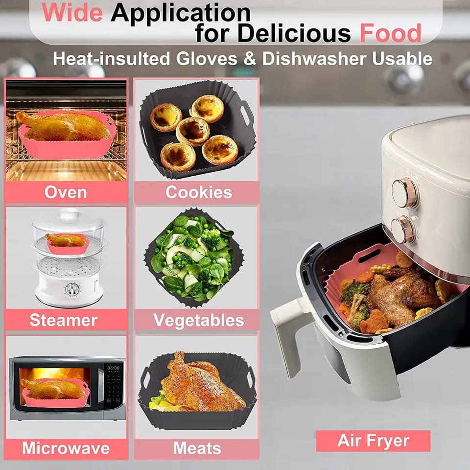Air Fryer Silicone Reusable Mold - All-In-One Store Pakistan