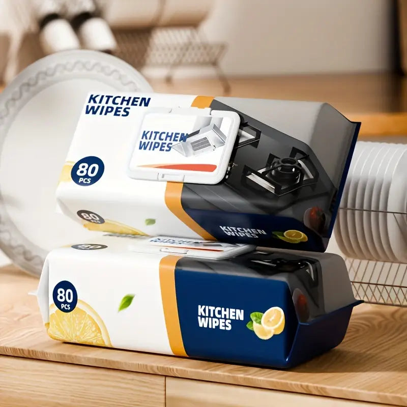 80 Pcs Heavy Duty Kitchen Wipes - All-In-One Store Pakistan
