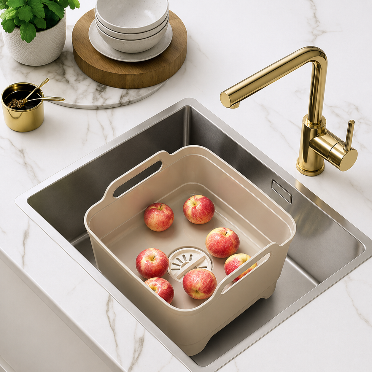 Large Capacity Wash & Drain Basket (1334) by Limon - All-In-One Store Pakistan
