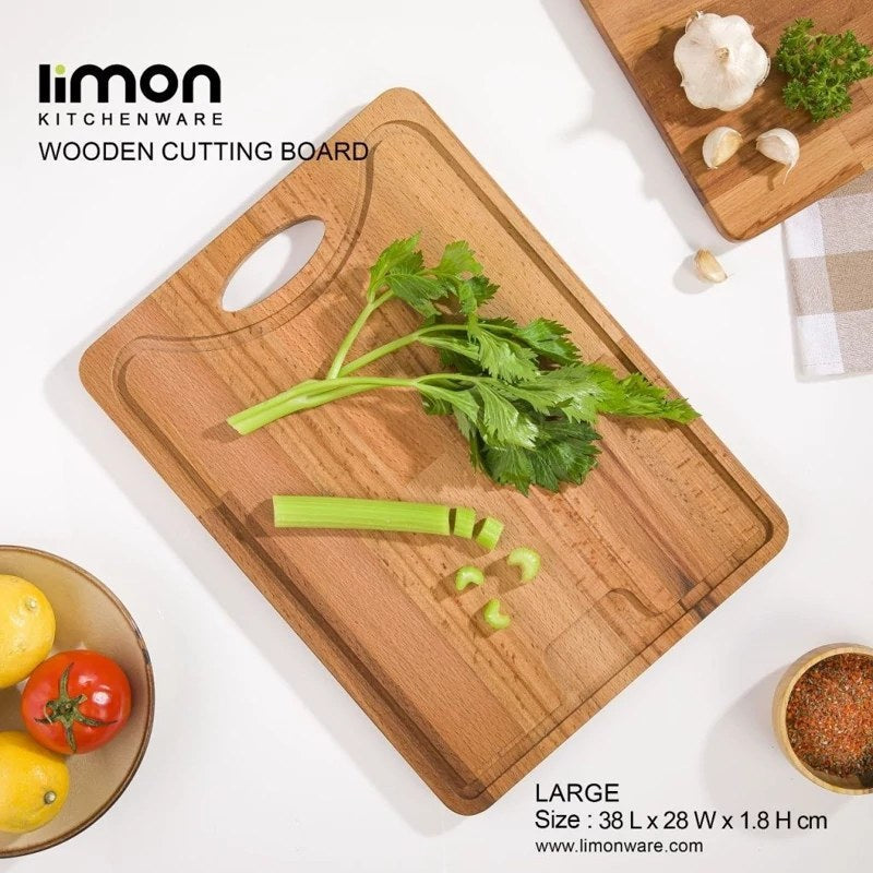 Beech Wood Cutting Board by Limon - All-In-One Store Pakistan