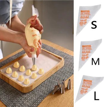 Disposable Pastry Bags (Pack of 100) - All-In-One Store Pakistan