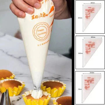 Disposable Pastry Bags (Pack of 100) - All-In-One Store Pakistan