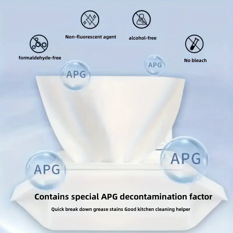 80 Pcs Heavy Duty Kitchen Wipes - All-In-One Store Pakistan