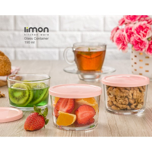 190ml Mini Glass Storage Bowl (1966) by Limon - All-In-One Store Pakistan