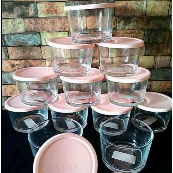 190ml Mini Glass Storage Bowl (1966) by Limon - All-In-One Store Pakistan