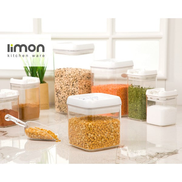 Multi-Use Square Airtight Jar by Limon - All-In-One Store Pakistan