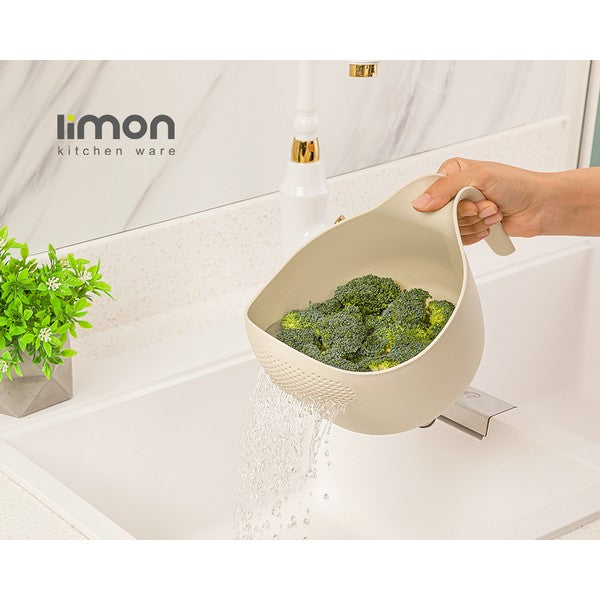 Fruits and Vegetables Wash Bowl with Drainer by Limon - All-In-One Store Pakistan