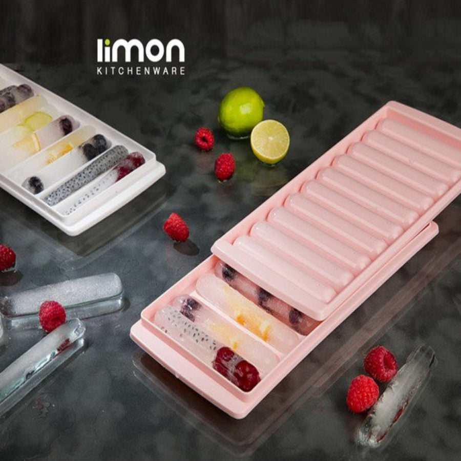 10-Grid FreezeVault Ice Cube Tray with Lid (1838) by Limon - All-In-One Store Pakistan