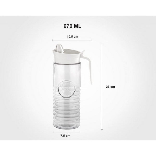 Rustic Design Glass Oil Bottle by Limon - All-In-One Store Pakistan