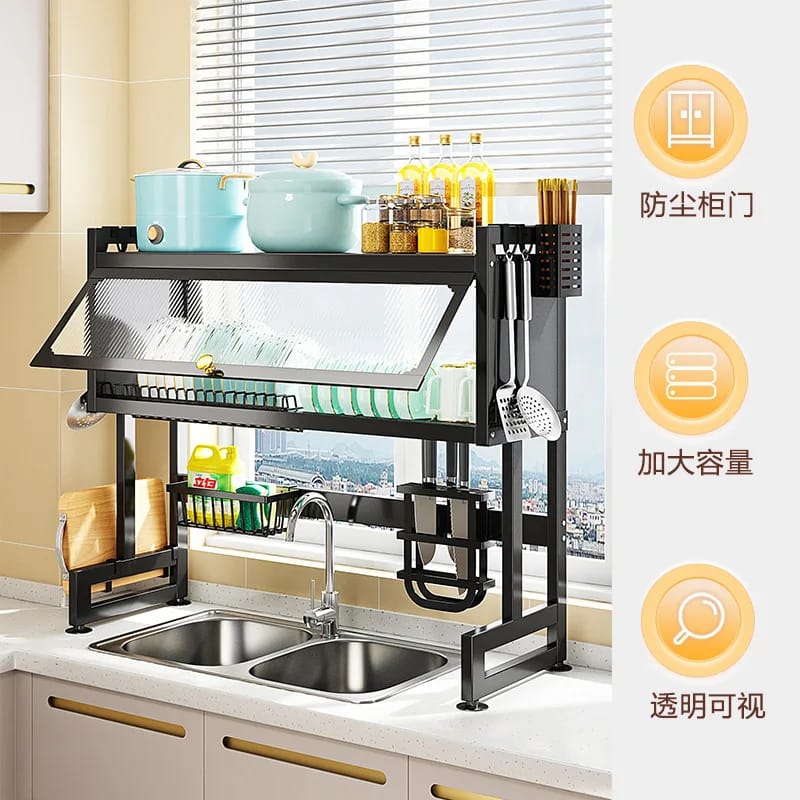 Multifunction Expandable Over Sink Rack - All-In-One Store Pakistan