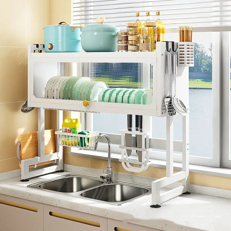 Multifunction Expandable Over Sink Rack - All-In-One Store Pakistan