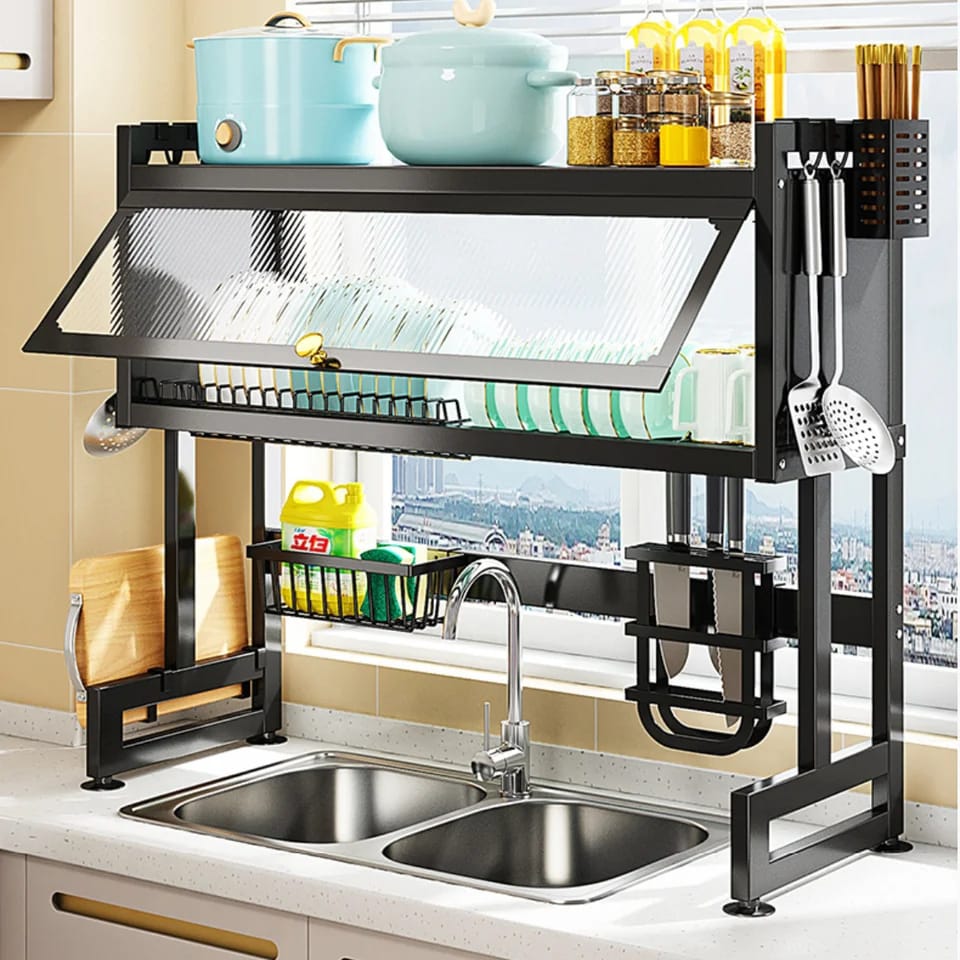 Multifunction Expandable Over Sink Rack - All-In-One Store Pakistan