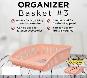 Organizer Basket- Flat 1 piece - All-In-One Store Pakistan