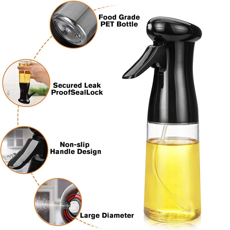 Press-Type Oil Spray Bottle - All-In-One Store Pakistan