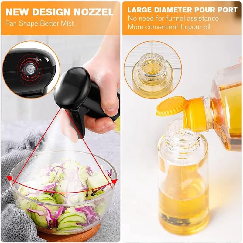 Press-Type Oil Spray Bottle - All-In-One Store Pakistan