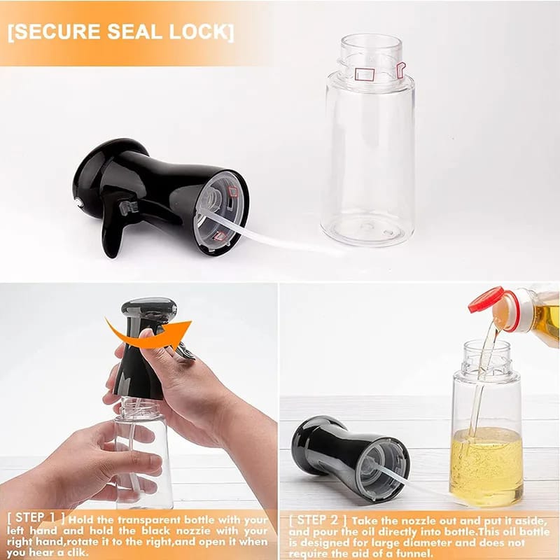 Press-Type Oil Spray Bottle - All-In-One Store Pakistan