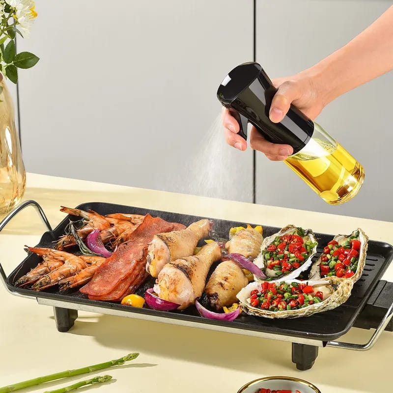 Press-Type Oil Spray Bottle - All-In-One Store Pakistan