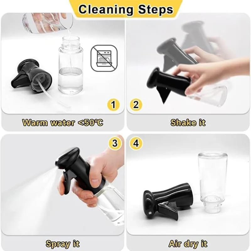 Press-Type Oil Spray Bottle - All-In-One Store Pakistan