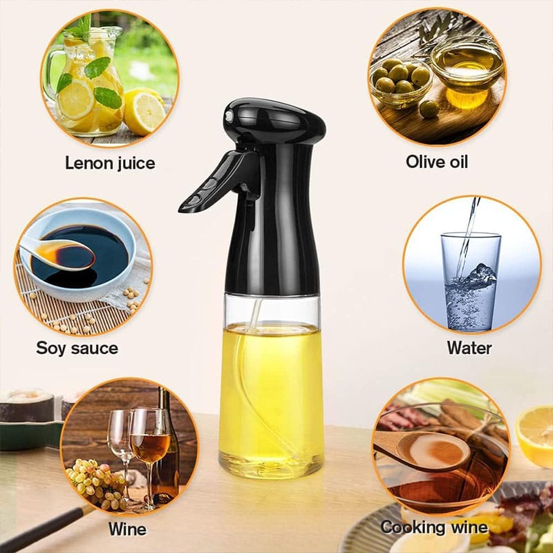Press-Type Oil Spray Bottle - All-In-One Store Pakistan