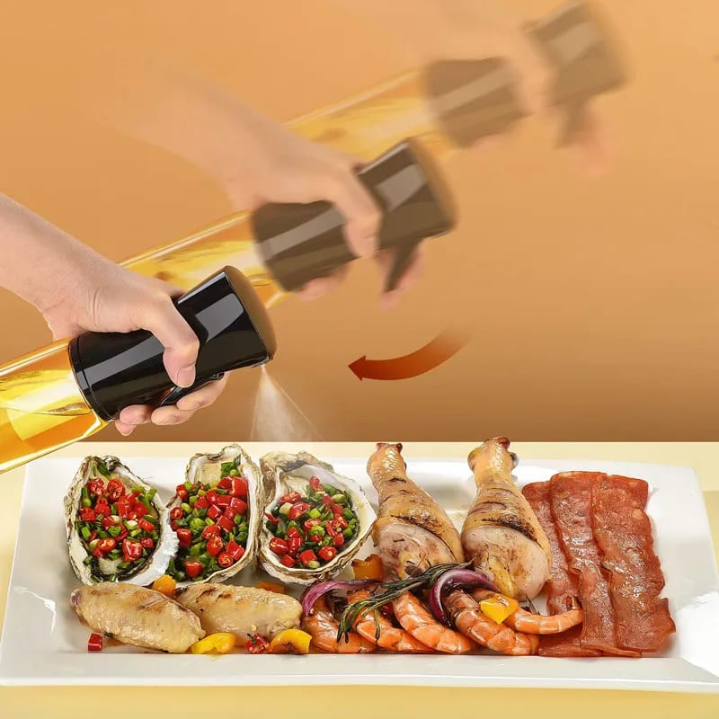Press-Type Oil Spray Bottle - All-In-One Store Pakistan