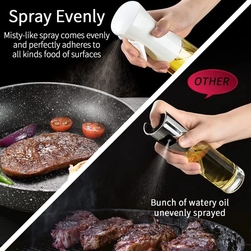 Press-Type Oil Spray Bottle - All-In-One Store Pakistan