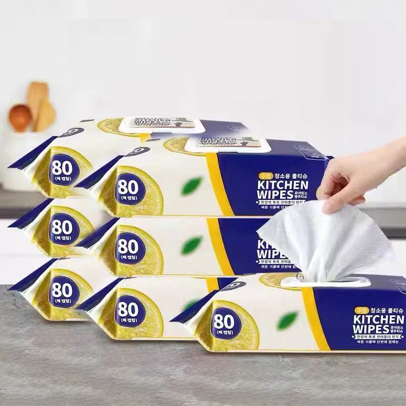 80 Pcs Heavy Duty Kitchen Wipes - All-In-One Store Pakistan