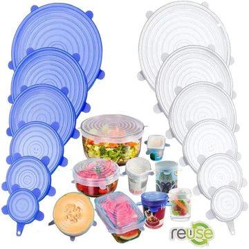Silicone Lids pack of 6 - All-In-One Store Pakistan