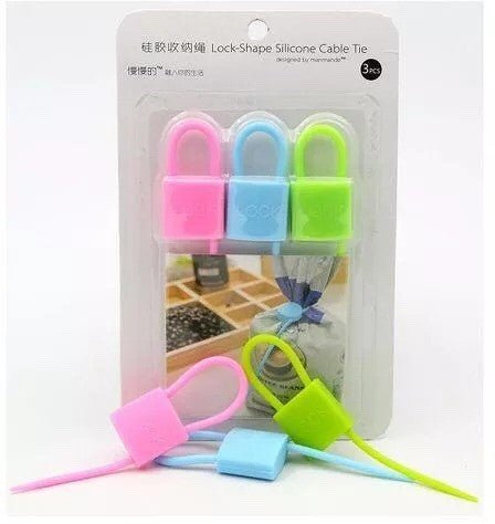 Silicone Lock Shape Cable Tie - All-In-One Store Pakistan