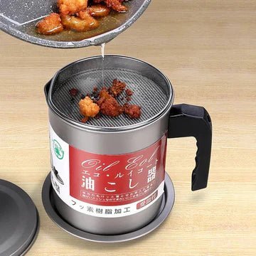 Stainless Steel Oil Filter Pot - All-In-One Store Pakistan