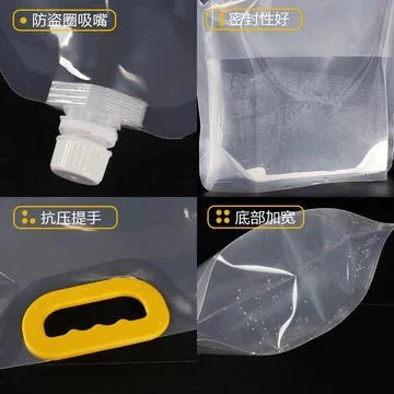 Transparent Plastic Spout Pouch - All-In-One Store Pakistan