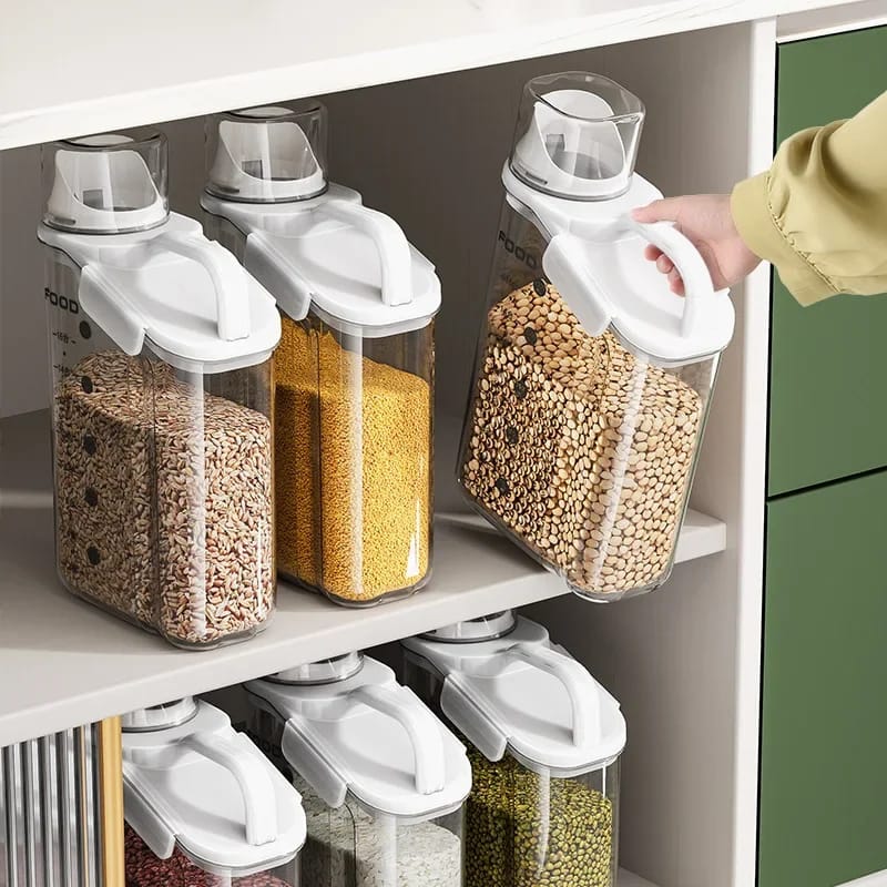 Transparent Sealed Storage Jar - All-In-One Store Pakistan